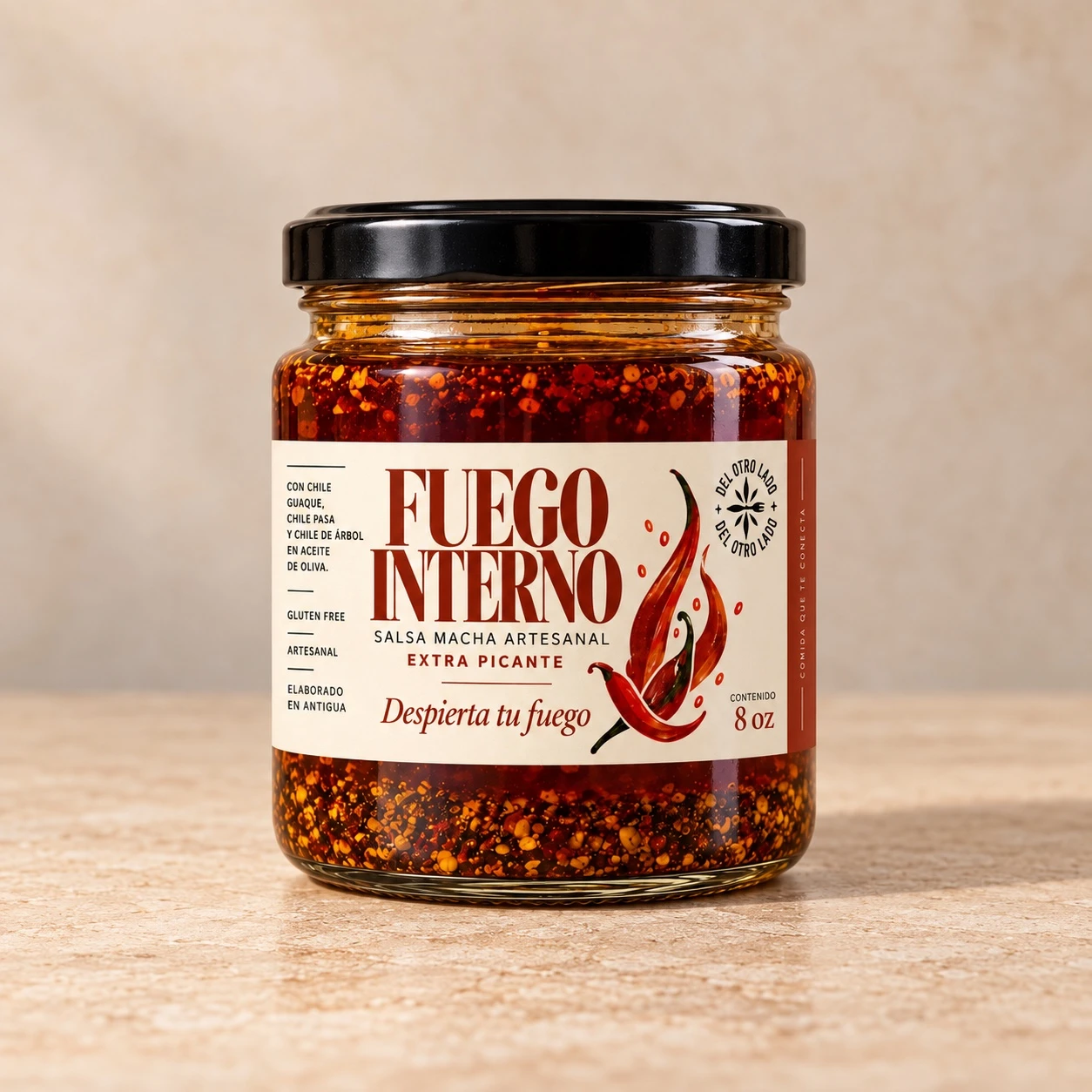 Salsa macha artesanal Fuego Interno